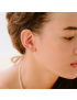 Celestial Circle Gold Earrings