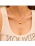 Oceana Gold Seashell Necklace
