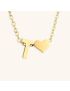 Heartfelt Initial - Gold Letter Necklace