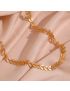 Laurel Leaf Gold Necklace