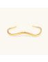 Sway Gold Wave Bangle