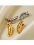 Croissant Gold Earrings
