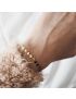 Celeste Gold Disc Bracelet