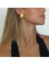 Ribbed Bold Hoops