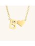 Heartfelt Initial - Gold Letter Necklace