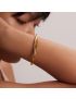 Polished Gold Open Cuff