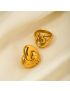 Seraphina Wavy Heart Earrings