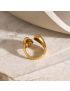 Aura Flow - Sculpted Gold Ring