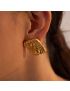 Aurora Statement Gold Earrings