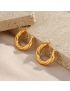 Selene Twisted Hoop Earrings