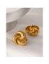 Solara Gold Swirl Earrings