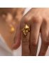 Mira Gold Wave Ring