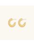 Alina Twisted Hoop Earrings
