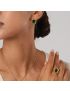 Esmeralda Vintage Stud Earrings