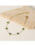 Emerald Hearts Gold Bracelet