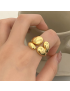 Isla Pebble - Sculpted Gold Ring