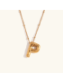 Airy Letter - Gold Initial Necklace