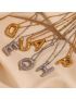Airy Letter - Gold Initial Necklace
