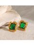 Esmeralda Vintage Stud Earrings