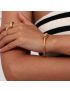 Knot Charm Gold Bangle