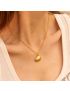 Oceana Gold Seashell Necklace