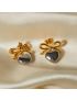 Vivienne Bow Heart Earrings