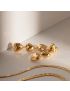 Amara Triple Heart Earrings