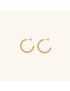 Celeste Twist Hoop Earrings