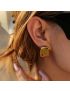 Aurora Gold Stud Earrings