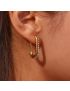 Celeste Sparkling Hoop Earrings