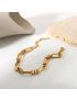 Golden Knot Chain Bracelet