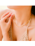 Modern Link - Gold Paperclip Chain Necklace