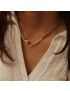 Heart Whisper - Gold Choker Necklace