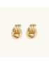 Luna Interlinked Hoop Earrings