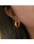 Mila Twisted Hoop Earrings