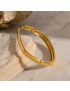 Lustrous Gold Bangle