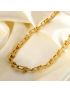 Golden Flow - Linked Chain Necklace