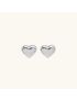 Mila Heart - Gold Stud Earrings