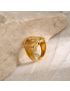 Paige Abstract Gold Ring