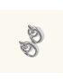 Aven Double Link Gold Earrings
