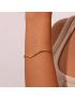 Sway Gold Wave Bangle