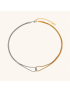 Liora Two-Tone Twist Necklace