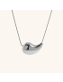 Golden Wave - Drop Pendant Necklace
