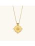 Solara Sunburst Gold Necklace