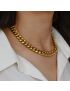 Bold Essence - Chunky Gold Chain Necklace