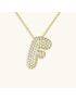 Radiant Initial Pendant Necklace