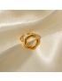 Sculpted Wave Gold Ring