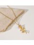 Rosella Gold Rose Necklace
