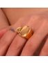 Aero Gold Sculpted Ring