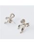 Luxe Gold Bow Earrings